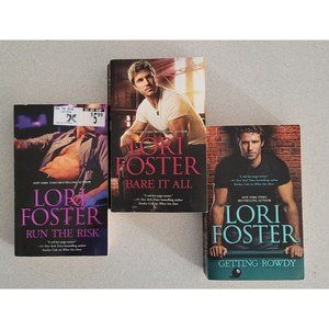 Lori Foster Lot of 3 "Love Under Cover" Series Books 1, 2, 3 Paperback